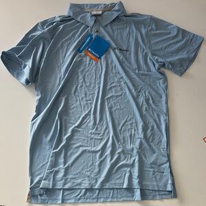 Columbia Omni-Shade Men's Sky Blue Polo Shirt